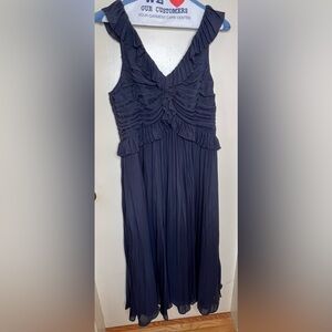 Cinq a Sept Calloway Chiffon Ruffled Midi Dress, Women’s size 12